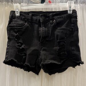 🔥4/$20 Aeropostale Black Ripped Jean Shorts🔥